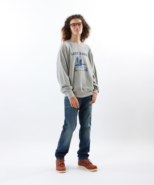 Champion(チャンピオン)の「【Champion/チャンピオン】メンズ リバースウィーブ(R) クルーネックスウェットシャツ(スウェット・メンズ・ブラック系その他/ネイビー/モスグリーン/ヘザーグレー・X-LARGE/LARGE/MEDIUM)」の17枚目の写真
