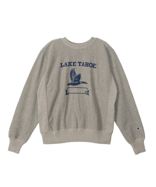 Champion(チャンピオン)の「【Champion/チャンピオン】メンズ リバースウィーブ(R) クルーネックスウェットシャツ(スウェット・メンズ・ブラック系その他/ネイビー/モスグリーン/ヘザーグレー・X-LARGE/LARGE/MEDIUM)」の19枚目の写真