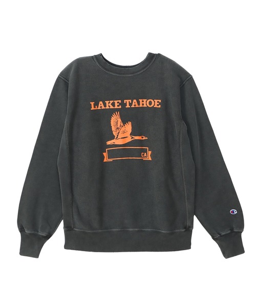 Champion(チャンピオン)の「【Champion/チャンピオン】メンズ リバースウィーブ(R) クルーネックスウェットシャツ(スウェット・メンズ・ブラック系その他/ネイビー/モスグリーン/ヘザーグレー・X-LARGE/LARGE/MEDIUM)」の10枚目の写真
