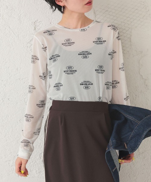 DONOBAN（ドノバン）の「【pufe】パワーメッシュトップス（Tシャツ/カットソー・レディース・ホワイト系その他2/ブラック系その他/ベージュ系その他2/ベージュ系その他/ホワイト系その他/ブラック系その他2・F）」の3枚目の写真