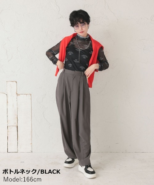 DONOBAN（ドノバン）の「【pufe】パワーメッシュトップス（Tシャツ/カットソー・レディース・ホワイト系その他2/ブラック系その他/ベージュ系その他2/ベージュ系その他/ホワイト系その他/ブラック系その他2・F）」の19枚目の写真