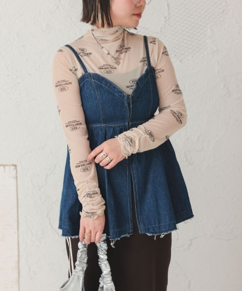 DONOBAN（ドノバン）の「【pufe】パワーメッシュトップス（Tシャツ/カットソー・レディース・ホワイト系その他2/ブラック系その他/ベージュ系その他2/ベージュ系その他/ホワイト系その他/ブラック系その他2・F）」の20枚目の写真