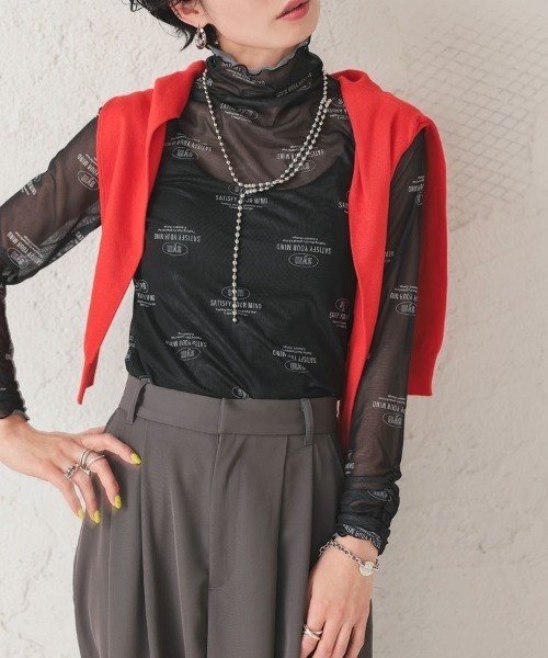 DONOBAN（ドノバン）の「【pufe】パワーメッシュトップス（Tシャツ/カットソー・レディース・ホワイト系その他2/ブラック系その他/ベージュ系その他2/ベージュ系その他/ホワイト系その他/ブラック系その他2・F）」の17枚目の写真