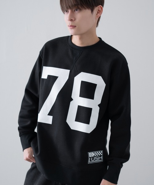 improves（インプローブス）の「オリジナルグラフィック プリント 裏起毛 スウェット トレーナー（スウェット・メンズ・ブラック系/ブラック系1/ブラック系2/ブラック系3/ブラック系4/グレー系/グレー系1/グレー系2/グレー系3/グリーン系/グリーン系1/グリーン系2/ネイビー系/ネイビー系1/ネイビー系2/ブルー系/ブルー系1・MEDIUM/LARGE/X-LARGE）」の4枚目の写真