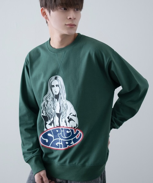 improves（インプローブス）の「オリジナルグラフィック プリント 裏起毛 スウェット トレーナー（スウェット・メンズ・ブラック系/ブラック系1/ブラック系2/ブラック系3/ブラック系4/グレー系/グレー系1/グレー系2/グレー系3/グリーン系/グリーン系1/グリーン系2/ネイビー系/ネイビー系1/ネイビー系2/ブルー系/ブルー系1・MEDIUM/LARGE/X-LARGE）」の13枚目の写真