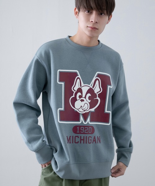 improves（インプローブス）の「オリジナルグラフィック プリント 裏起毛 スウェット トレーナー（スウェット・メンズ・ブラック系/ブラック系1/ブラック系2/ブラック系3/ブラック系4/グレー系/グレー系1/グレー系2/グレー系3/グリーン系/グリーン系1/グリーン系2/ネイビー系/ネイビー系1/ネイビー系2/ブルー系/ブルー系1・MEDIUM/LARGE/X-LARGE）」の16枚目の写真