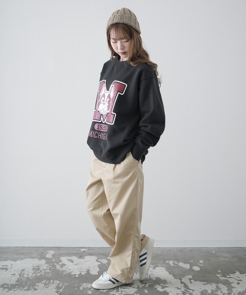 improves（インプローブス）の「オリジナルグラフィック プリント 裏起毛 スウェット トレーナー（スウェット・メンズ・ブラック系/ブラック系1/ブラック系2/ブラック系3/ブラック系4/グレー系/グレー系1/グレー系2/グレー系3/グリーン系/グリーン系1/グリーン系2/ネイビー系/ネイビー系1/ネイビー系2/ブルー系/ブルー系1・MEDIUM/LARGE/X-LARGE）」の20枚目の写真