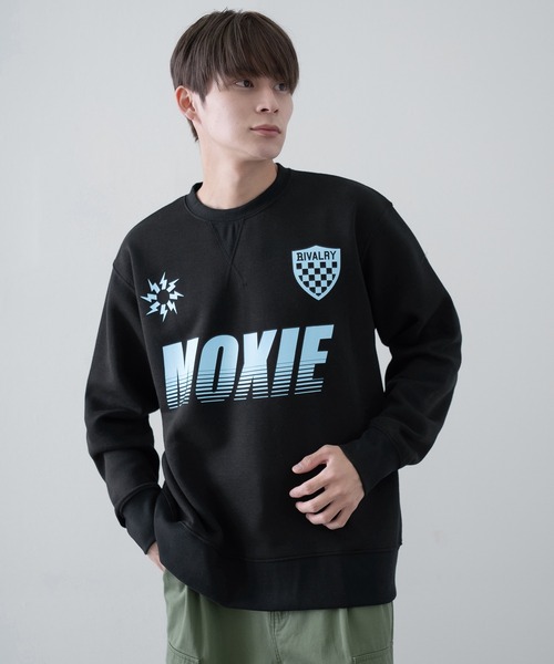 improves（インプローブス）の「オリジナルグラフィック プリント 裏起毛 スウェット トレーナー（スウェット・メンズ・ブラック系/ブラック系1/ブラック系2/ブラック系3/ブラック系4/グレー系/グレー系1/グレー系2/グレー系3/グリーン系/グリーン系1/グリーン系2/ネイビー系/ネイビー系1/ネイビー系2/ブルー系/ブルー系1・MEDIUM/LARGE/X-LARGE）」の22枚目の写真