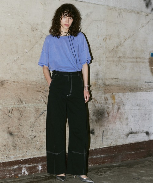 AIC.(エーアイシー)の「ステッチデザインカーブパンツ/SML展開(その他パンツ・レディース・ブラック・SMALL/LARGE/MEDIUM)」の20枚目の写真