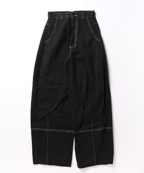 AIC.(エーアイシー)の「ステッチデザインカーブパンツ/SML展開(その他パンツ・レディース・ブラック・SMALL/LARGE/MEDIUM)」の8枚目の写真