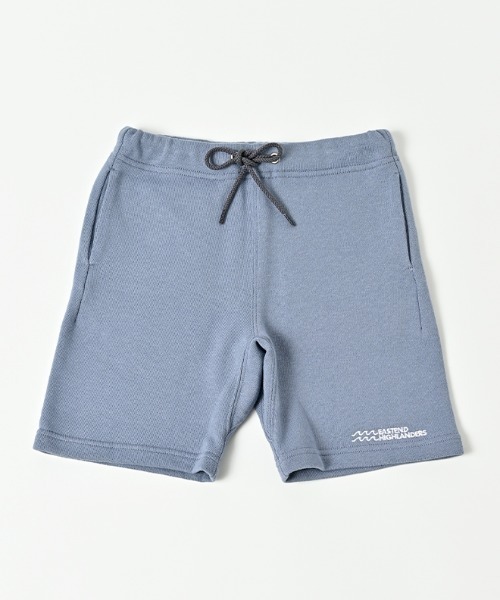 EAST END HIGHLANDERS（イーストエンドハイランダーズ）の「East End Highlanders / スウェットショートパンツ<130-150cm>（スウェットパンツ・キッズ・ブルー/サーモンピンク・130/150）」の5枚目の写真