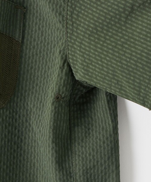 WILD THINGS(ワイルドシングス)の「【別注】<WILD THINGS>ショートスリーブ シャツ 110-130cm(シャツ/ブラウス・キッズ・ダークグリーン/ネイビー・XS(110-120cm)/S(120-130cm))」の8枚目の写真