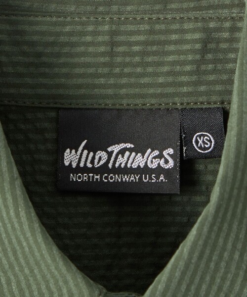 WILD THINGS(ワイルドシングス)の「【別注】<WILD THINGS>ショートスリーブ シャツ 110-130cm(シャツ/ブラウス・キッズ・ダークグリーン/ネイビー・XS(110-120cm)/S(120-130cm))」の18枚目の写真