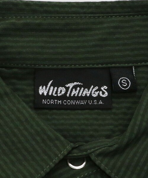 WILD THINGS(ワイルドシングス)の「【別注】<WILD THINGS>ショートスリーブ シャツ 110-130cm(シャツ/ブラウス・キッズ・ダークグリーン/ネイビー・XS(110-120cm)/S(120-130cm))」の22枚目の写真