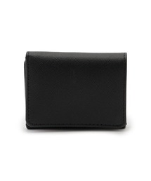 Perfect Suit FActory（パーフェクトスーツファクトリー）の「本革　三つ折りコンパクト財布　ブラック/ブラウン（財布）」