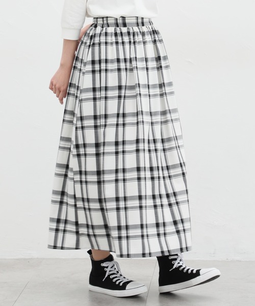 Honeys（ハニーズ）の「チェックロングスカート（スカート