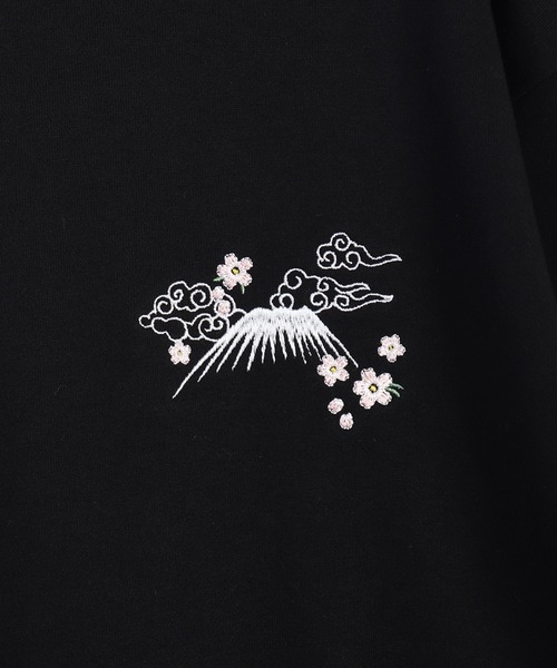 WESTSEA(ウエストシー)の「和柄トレーナー(風神雷神・富士×舞妓・龍虎・白熊×稲妻・金魚×桜・鯉)(スウェット・メンズ・ブラック/ブラック系その他/杢グレー/グレー系その他/ブラック系その他2/ブラック系その他3/ブラック系その他4/グレー系その他2/グレー系その他3/グレー系その他4/グレー系その他6/ブラック系その他5/グレー系その他5/ブラック系その他6・M/L/XL)」の19枚目の写真