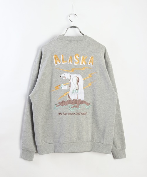 和柄トレーナー(風神雷神・富士×舞妓・龍虎・白熊×稲妻)（スウェット）｜WESTSEA（ウエストシー）