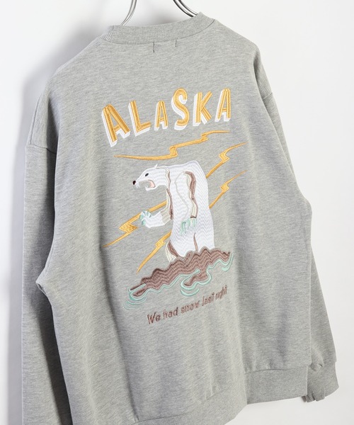 和柄トレーナー(風神雷神・富士×舞妓・龍虎・白熊×稲妻)（スウェット）｜WESTSEA（ウエストシー）