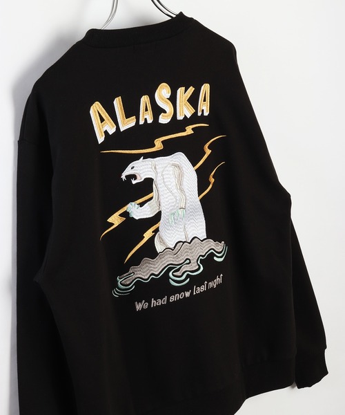 和柄トレーナー(風神雷神・富士×舞妓・龍虎・白熊×稲妻)（スウェット）｜WESTSEA（ウエストシー）