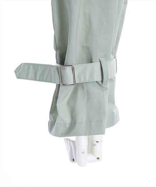 clear（クリア）の「≪再入荷≫Aラインミドル丈トレンチジャケット［大人 カジュアル 着回し力抜群］（トレンチコート・レディース・ライトカーキ/グレイッシュベージュ・F）」の10枚目の写真