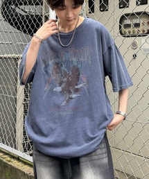 レトロプリントカットソー レトロ」に該当するレディースのTシャツ/カットソーファッション
