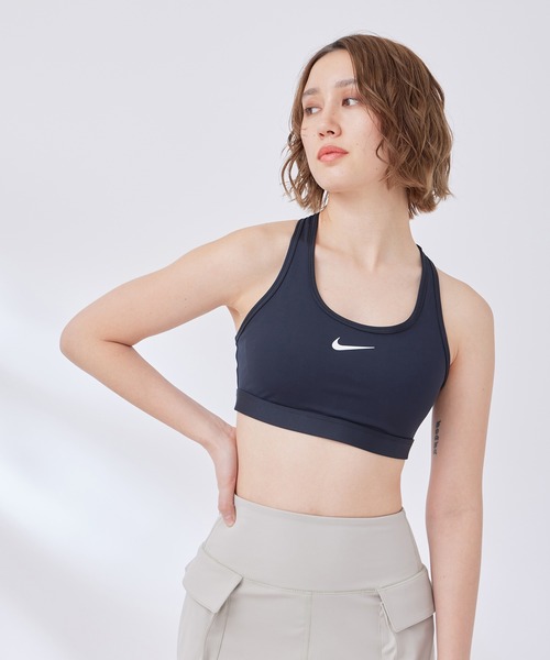 NIKE Trainingスウッシュミディアムサポートスポーツブラ 送関込 NIKE ナイキ ウィメンズ スウッシュ ミディアムサポート ブラ