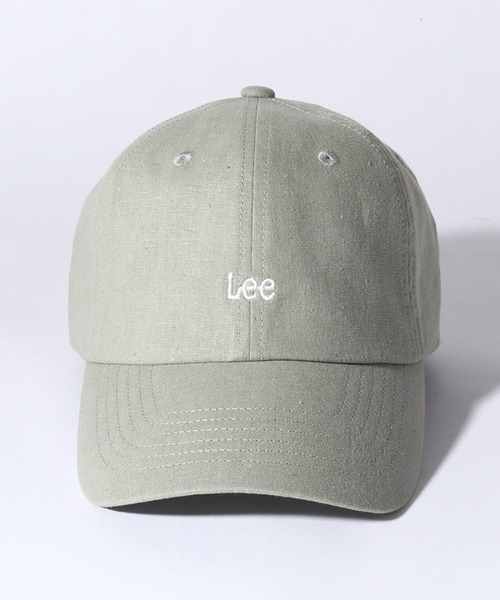 セール】【Lee/リー】コットンリネン ワンポイントロゴ キャップ