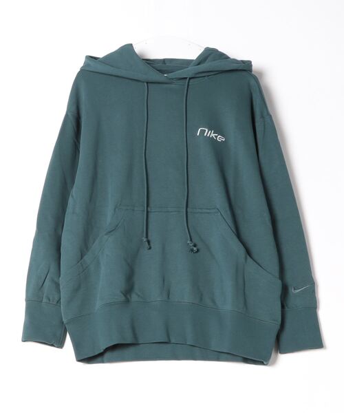 NIKE（ナイキ）の「ナイキ NIKE ナイキ  NSW FT OS T100 プルオーバー L/S フーディ（スウェット・レディース・ベージュ/ブラック/ブルーグレー・L/M）」の3枚目の写真