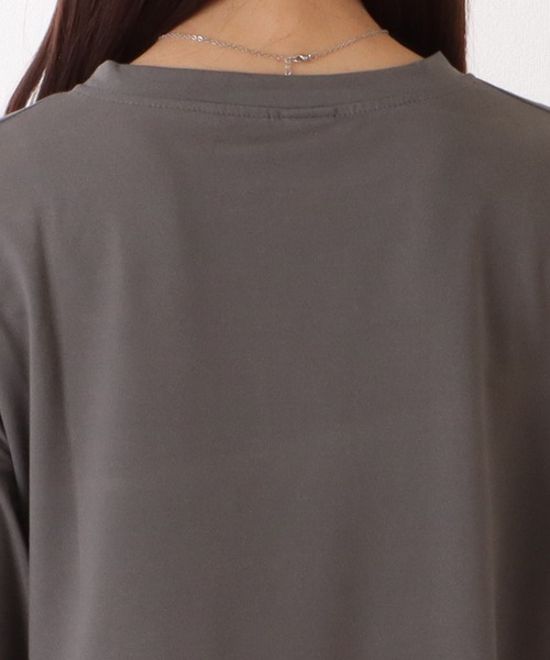 Lace Ladies(レースレディース)の「クルーネック ベーシックカラー プルオーバー(Tシャツ/カットソー・レディース・ブラック/ベージュ/グレー/グリーン/レッド/ホワイト・XL/M)」の12枚目の写真