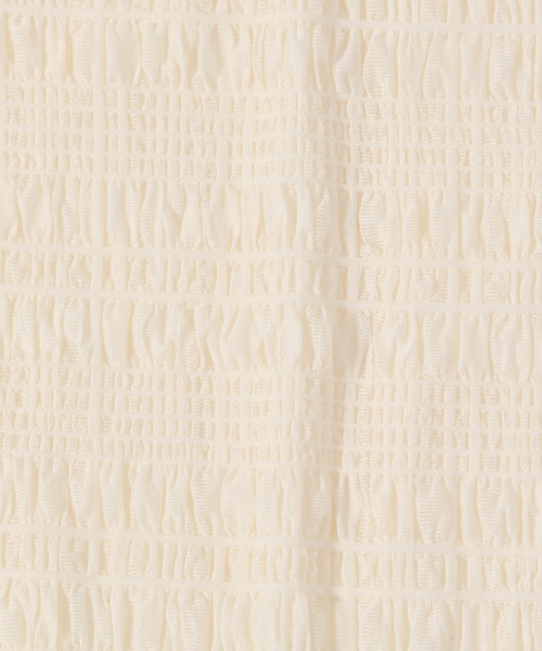 mysty woman（ミスティウーマン）の「シアーシャーリングノースリプルオーバー　113508（Tシャツ/カットソー・レディース・アイボリー/ブラック/ライトグリーン・FREE）」の17枚目の写真