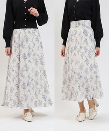 2way花柄ロングスカート