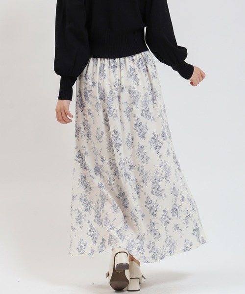 ASTORIA ODIER(アストリアオディール)の「2way花柄ロングスカート(スカート・レディース・ホワイト/ブラック・MEDIUM/LARGE)」の18枚目の写真