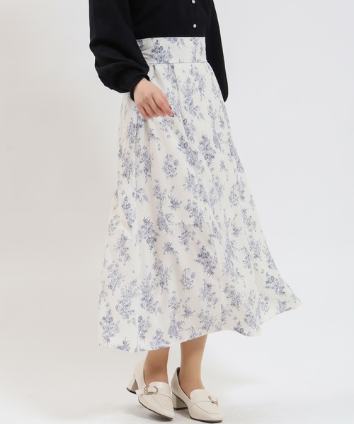 ASTORIA ODIER(アストリアオディール)の「2way花柄ロングスカート(スカート・レディース・ホワイト/ブラック・MEDIUM/LARGE)」の21枚目の写真