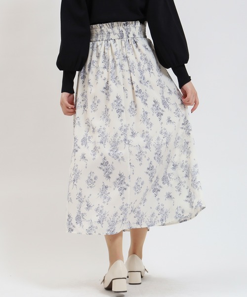 ASTORIA ODIER(アストリアオディール)の「2way花柄ロングスカート(スカート・レディース・ホワイト/ブラック・MEDIUM/LARGE)」の22枚目の写真