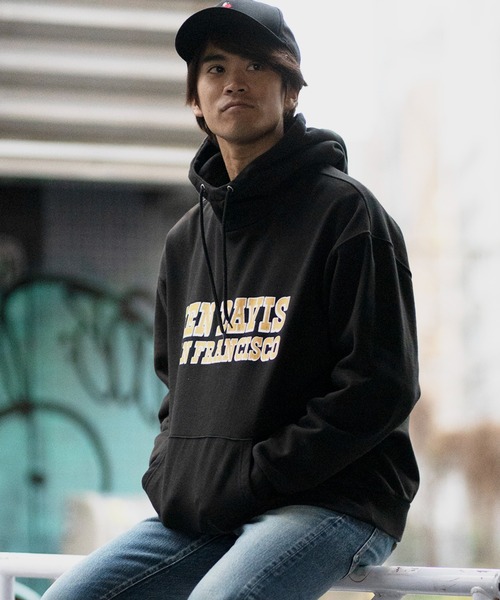 BEN DAVIS/PROJECT LINE(ベンデイビスプロジェクトライン)の「《BEN DAVIS》SWEAT HOODIE(スウェット・メンズ・オフホワイト/ブラック/グリーン・SMALL/MEDIUM/LARGE/X-LARGE)」の2枚目の写真