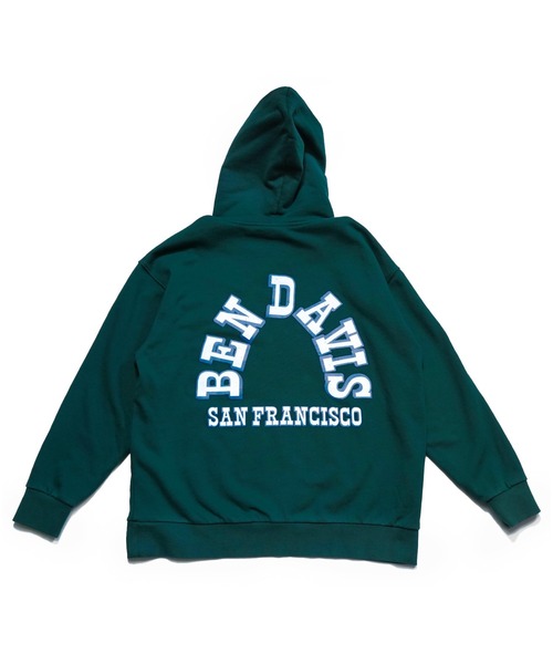 BEN DAVIS/PROJECT LINE(ベンデイビスプロジェクトライン)の「《BEN DAVIS》SWEAT HOODIE(スウェット・メンズ・オフホワイト/ブラック/グリーン・SMALL/MEDIUM/LARGE/X-LARGE)」の6枚目の写真