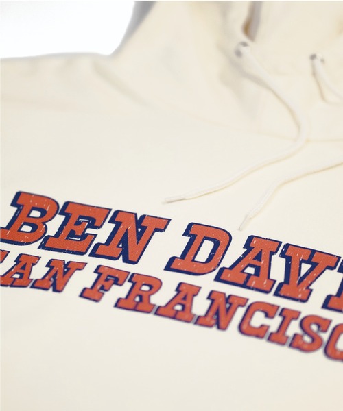 BEN DAVIS/PROJECT LINE(ベンデイビスプロジェクトライン)の「《BEN DAVIS》SWEAT HOODIE(スウェット・メンズ・オフホワイト/ブラック/グリーン・SMALL/MEDIUM/LARGE/X-LARGE)」の7枚目の写真