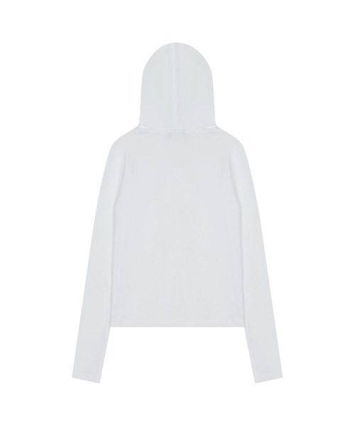 LUVISTRUE（ラヴイズトゥルー）の「LVTR LONG HOODIE（パーカー・レディース・ブラック/アイボリー/ブルー/ホワイト・FREE）」の14枚目の写真