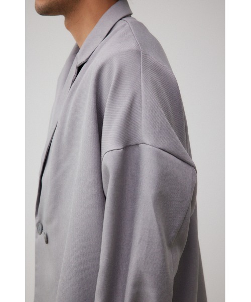 AZUL by moussy（アズールバイマウジー）の「ルーズダブル短丈ジャケット（テーラードジャケット・メンズ・グレー/ベージュ・FREE）」の10枚目の写真
