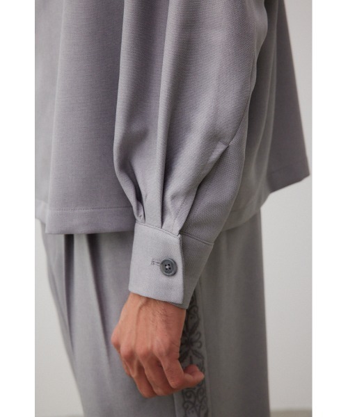 AZUL by moussy（アズールバイマウジー）の「ルーズダブル短丈ジャケット（テーラードジャケット・メンズ・グレー/ベージュ・FREE）」の11枚目の写真