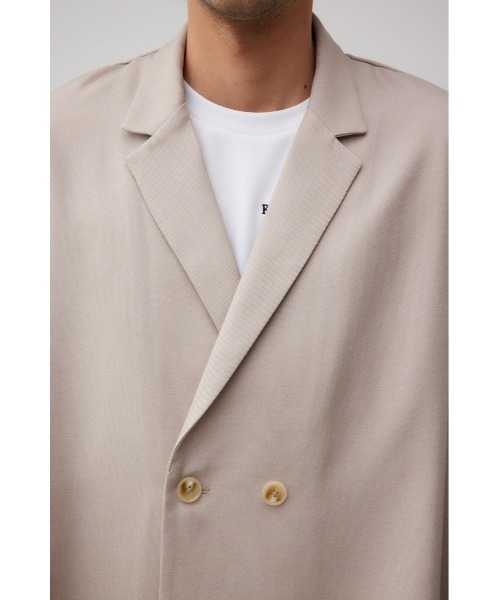 AZUL by moussy（アズールバイマウジー）の「ルーズダブル短丈ジャケット（テーラードジャケット・メンズ・グレー/ベージュ・FREE）」の19枚目の写真