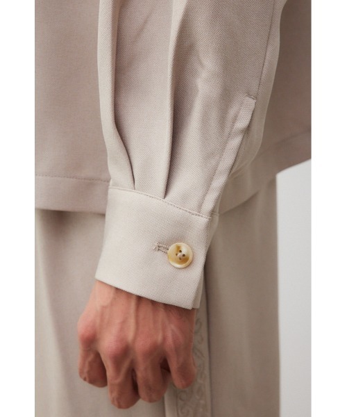 AZUL by moussy（アズールバイマウジー）の「ルーズダブル短丈ジャケット（テーラードジャケット・メンズ・グレー/ベージュ・FREE）」の21枚目の写真