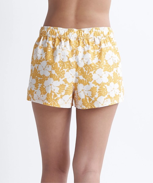 ROXY（ロキシー）の「TO THE SUN SHORTS/ロキシーボタニカル柄ウエストゴムボトムス(水着)（水着・レディース・ブラック/グリーン/イエロー・SMALL/MEDIUM/LARGE）」の11枚目の写真