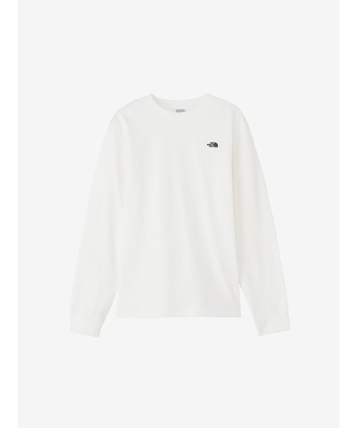 THE NORTH FACE（ザノースフェイス）の「ザ・ノースフェイス / ロングスリーブヌプシコットンティー NTW32443（レディース）（Tシャツ/カットソー・レディース・ベージュ系その他/オフホワイト/ブラック/グレー系その他・SMALL/MEDIUM/LARGE）」の2枚目の写真