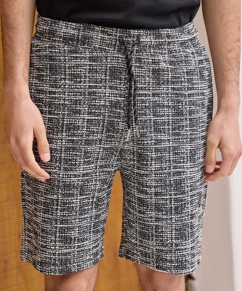 RATTLE TRAP（ラトルトラップ）の「スラブジャガードショートパンツ（その他パンツ・メンズ・ブラック/ホワイト・LL/L/M）」の5枚目の写真