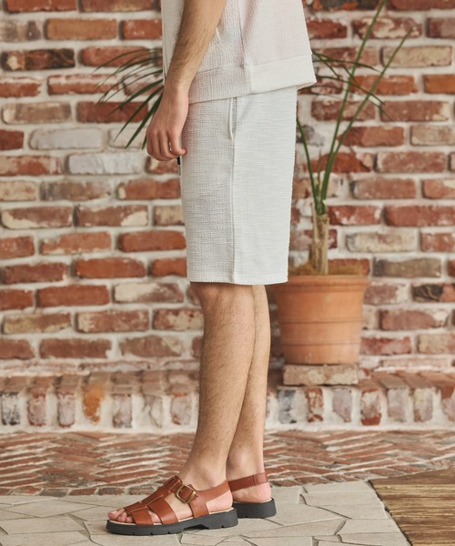 RATTLE TRAP（ラトルトラップ）の「スラブジャガードショートパンツ（その他パンツ・メンズ・ブラック/ホワイト・LL/L/M）」の10枚目の写真