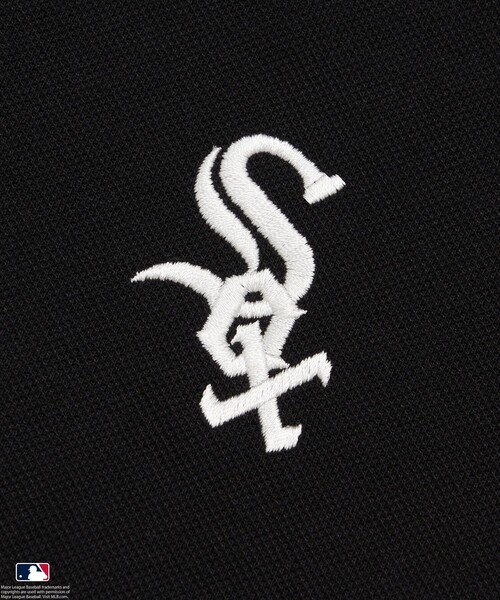 PUBLUX（パブリュクス）の「PUBLUX/パブリュクス MLB 別注 ロゴ刺繍鹿の子ポロシャツ【限定展開】（ポロシャツ・メンズ・ライトグレー/ネイビー/ブラック/チャコールグレー・SMALL/MEDIUM/LARGE）」の12枚目の写真