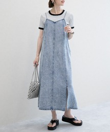 RAGEBLUE | スリットデニムキャミワンピース(ワンピース)
