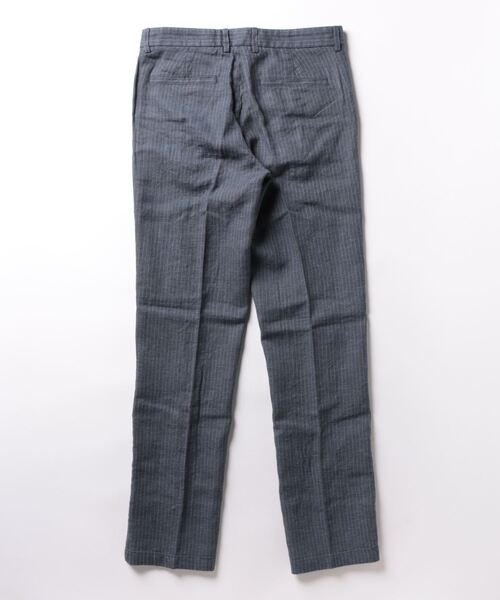 BENETTON (UNITED COLORS OF BENETTON)（ベネトンユナイテッドカラーズオブベネトン）の「リネン先染めストライプパンツ（その他パンツ・メンズ・インディゴブルー・42/44/46/50）」の2枚目の写真